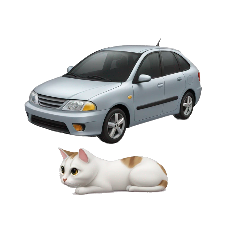 Cat car emoji