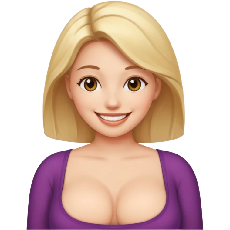 Only boob women big emoji