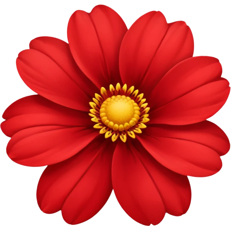 Red flower  emoji