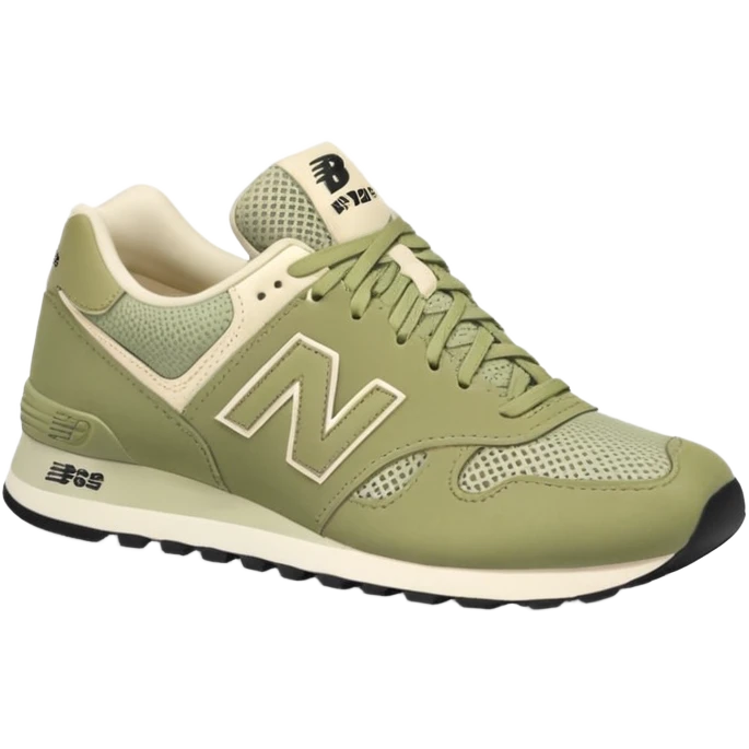 pale olive new balances emoji