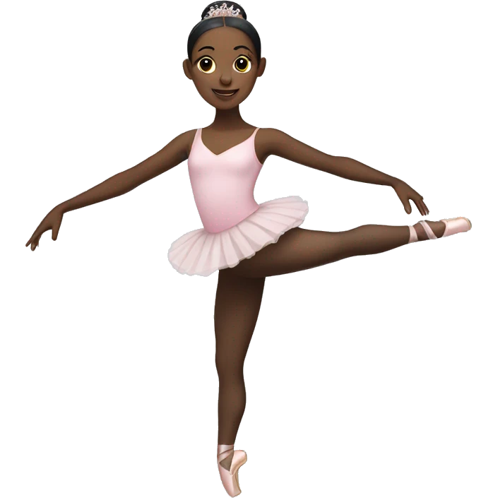 black ballerina emoji