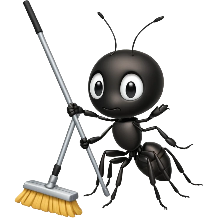 Ant mopping  emoji