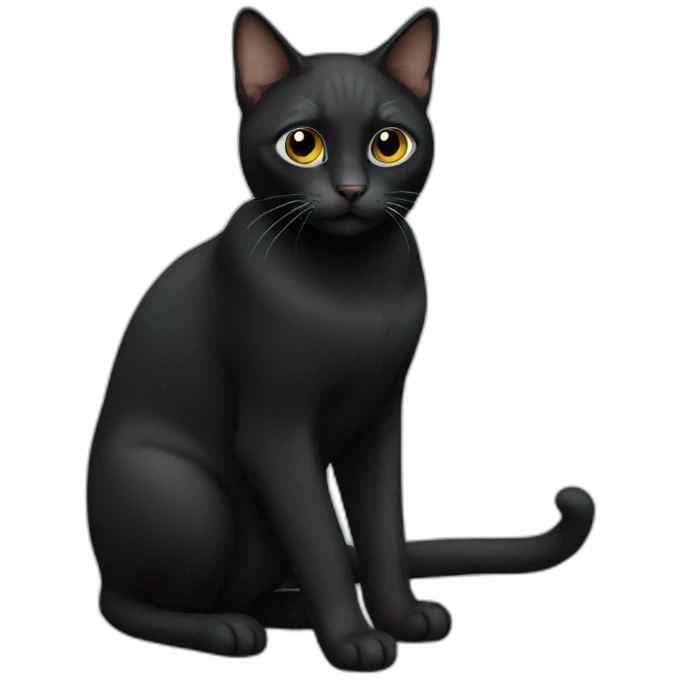 cat black emoji