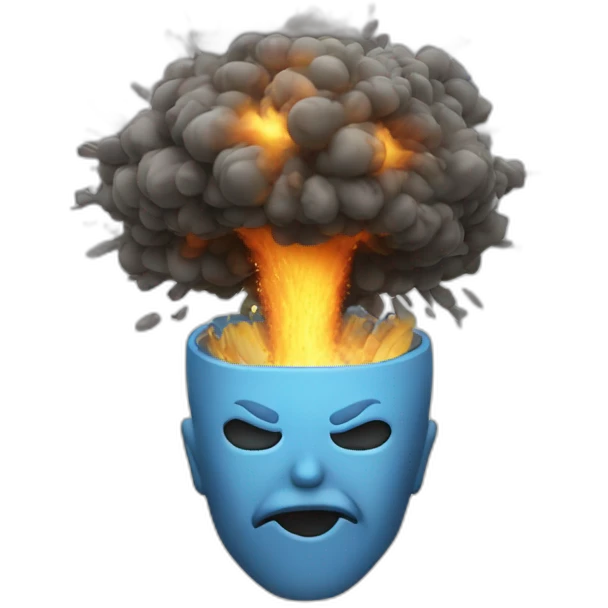 exploding head emoji like apple emoji