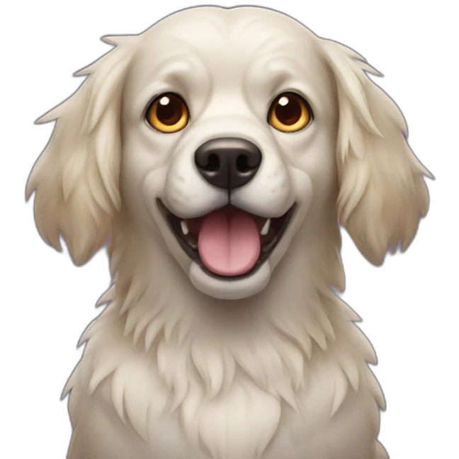 Dog monster emoji