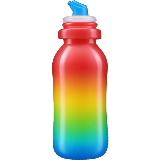 PLASTIC SQUIRT BOTTLE TITANS COLORS emoji