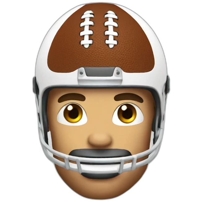 football on head  emoji