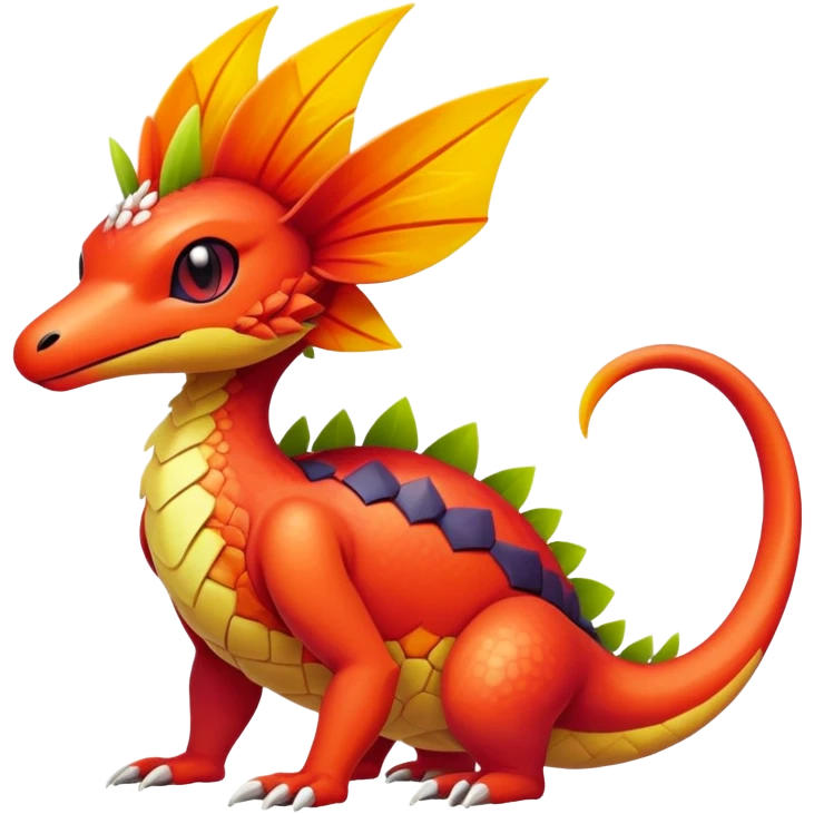  exotic tropical Fakémon-Pokémon-Vernid-creature emoji