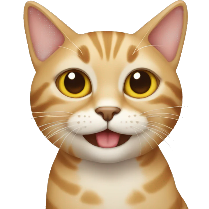 Cat making fun  emoji