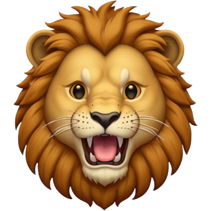 lion mounth open emoji