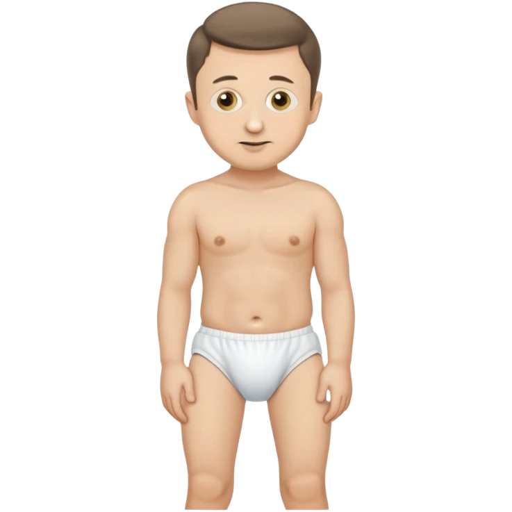 Владимир Зеленский в памперсе  emoji