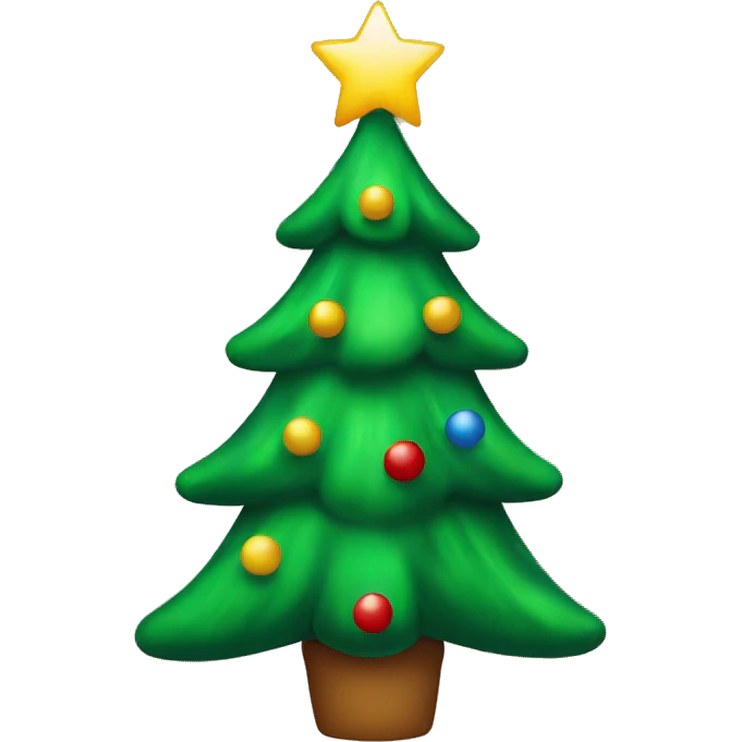 Christmas tree emoji