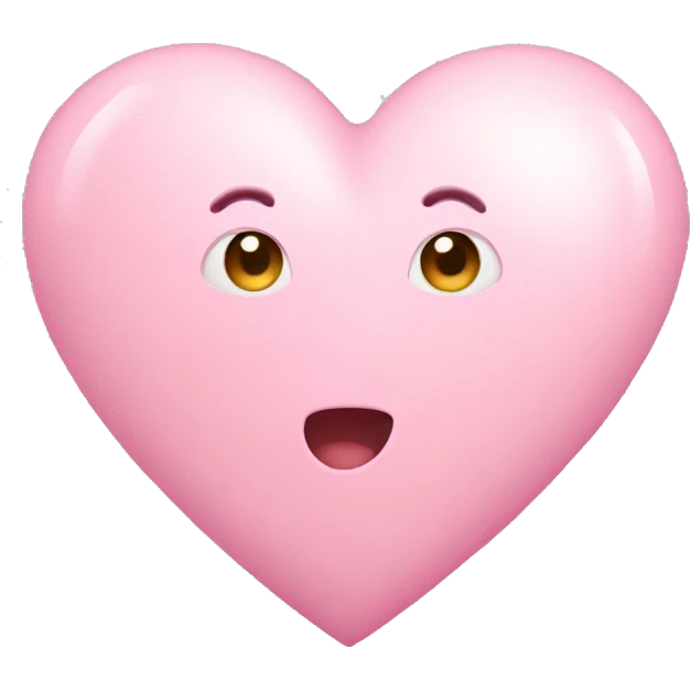 Light pink hearts emoji