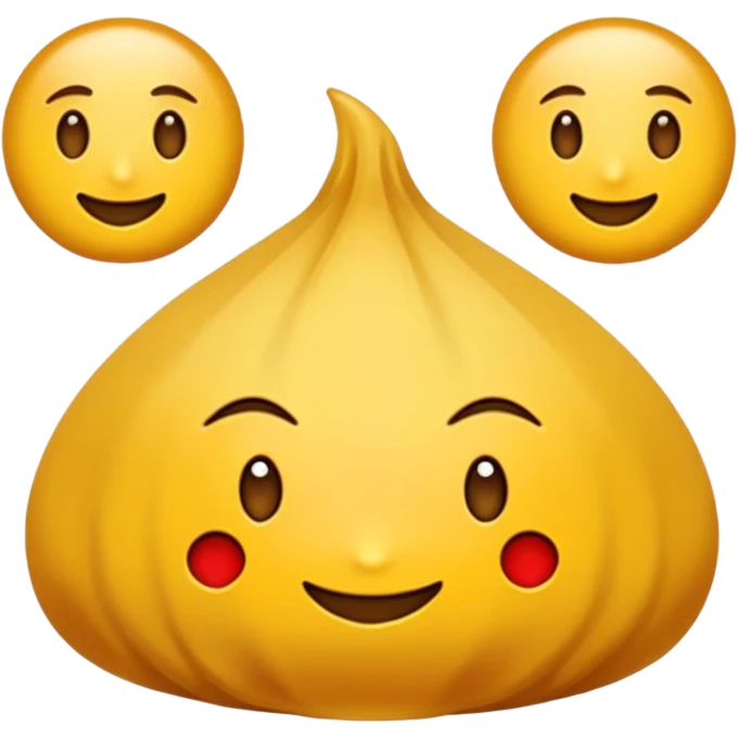 Kırmızı ortasında sarı hilal olan bayrak emoji