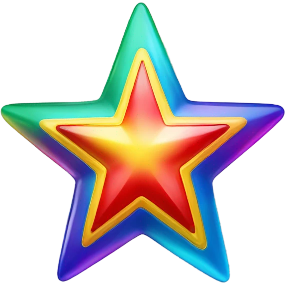 Colorful Star emoji