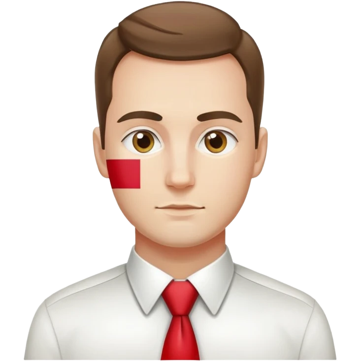 tie man polish flag emoji