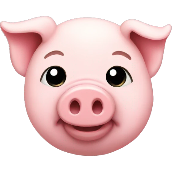Pig stuffed animal  emoji