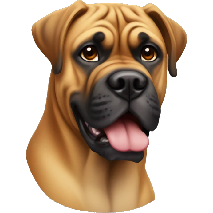 Bullmastiff dog emoji