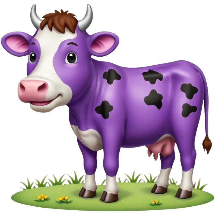 purple cow emoji
