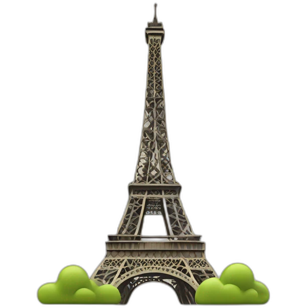 Tour Eiffel sur tour de Pise emoji