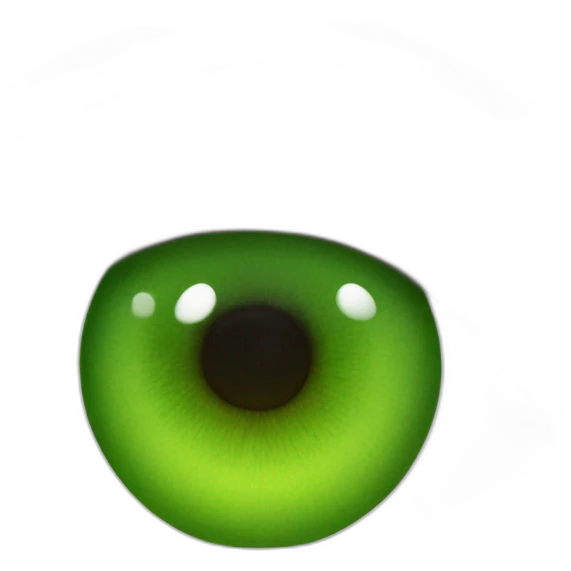 Green eyes emoji