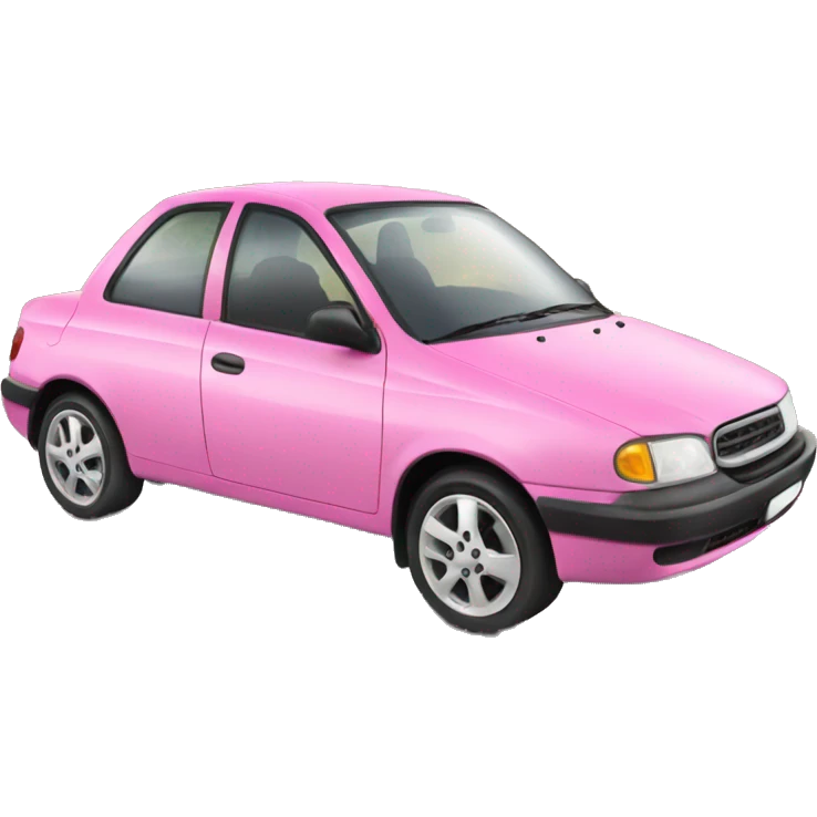 Pink car emoji