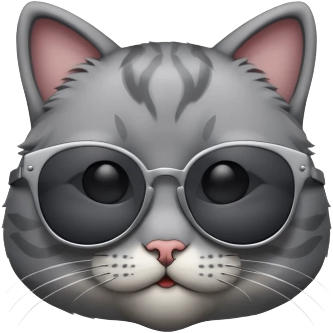 Cat wearing sunglasses emoji