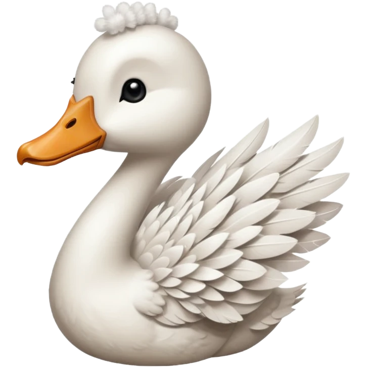  goose with bow emoji