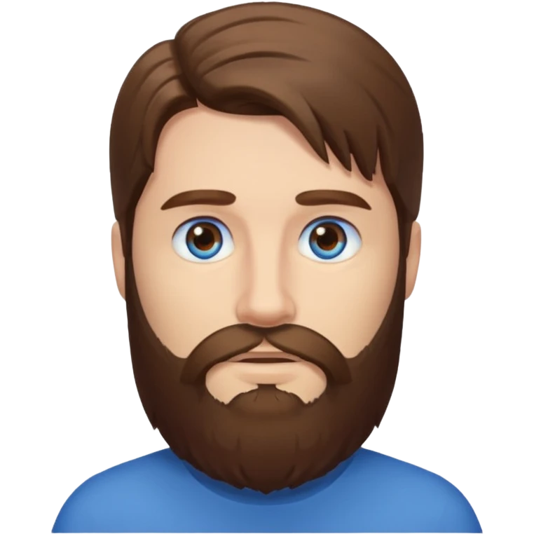long hair bearded man emoji