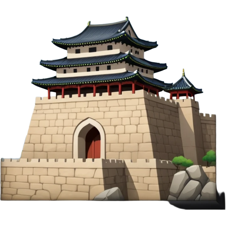 South Korea suwon Hwaseong Fortress Palace castle emoji