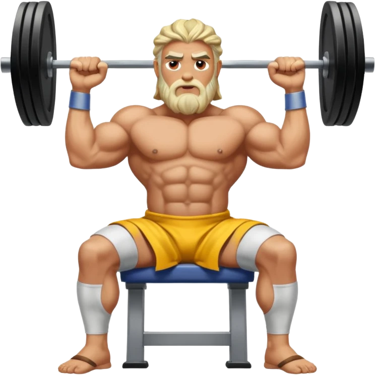 Zeus bench press emoji
