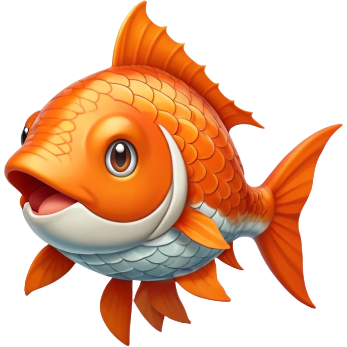 Magikarp Pokémon with a surprised face emoji