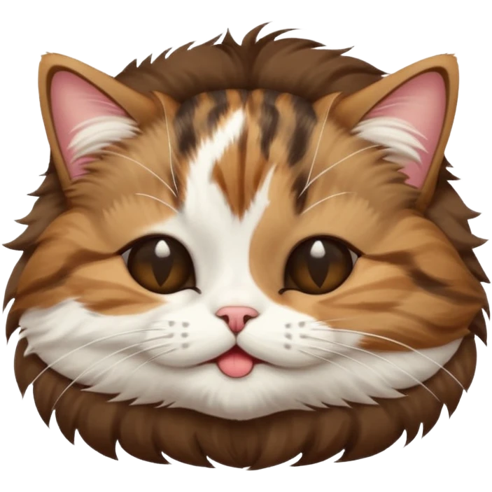 dark brown tabby and white cat in funny positions upside down with eyes closed emoji