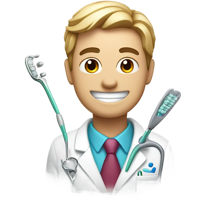Dentist cool yeah emoji