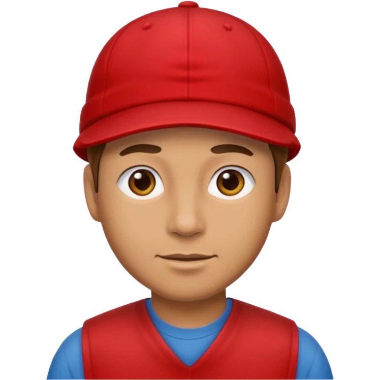 man with red cap ' emoji