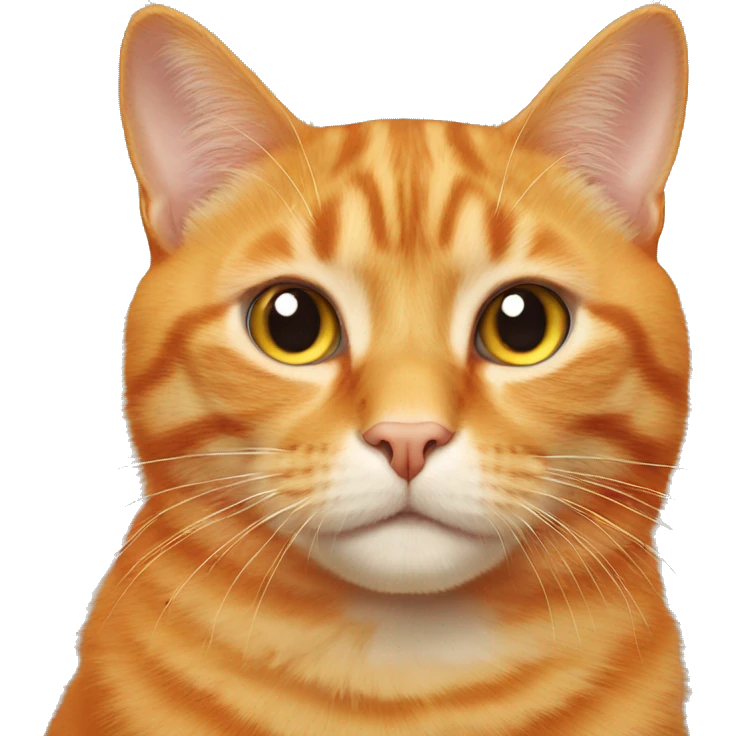 Orange cat  emoji