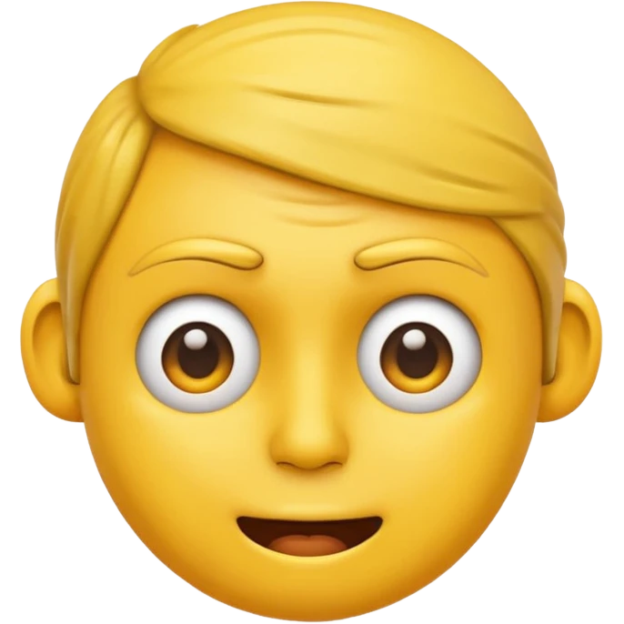 Emoji winding head with sweat emoji