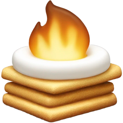 Toasted marshmallow  emoji