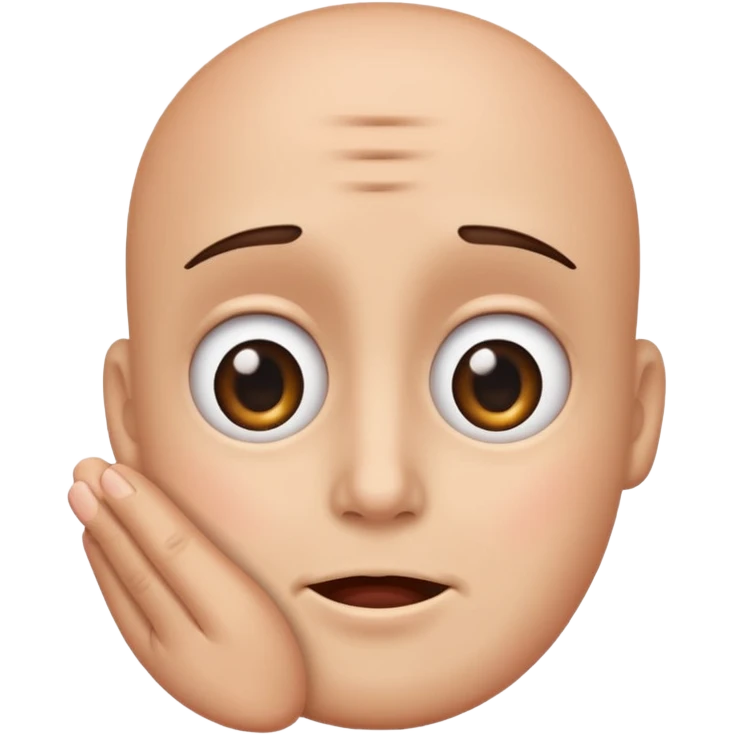 Thumb with a face emoji