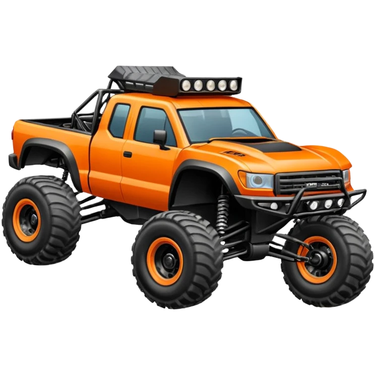 A trophy truck mid air emoji