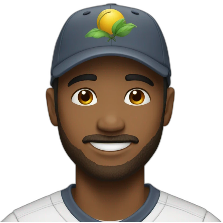 giving baseball cap emoji