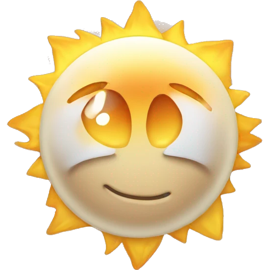 Sun is going down, time is running out emoji