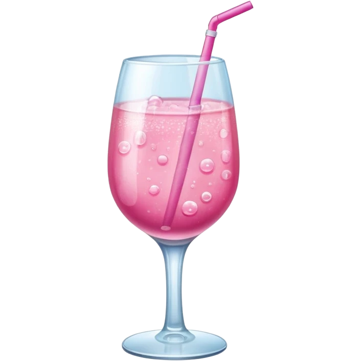 🍷alter emoji into pink drink  emoji