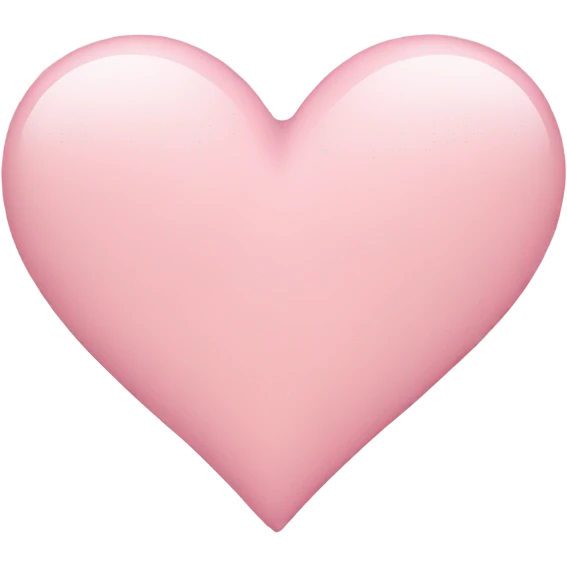 light pink heart emoji