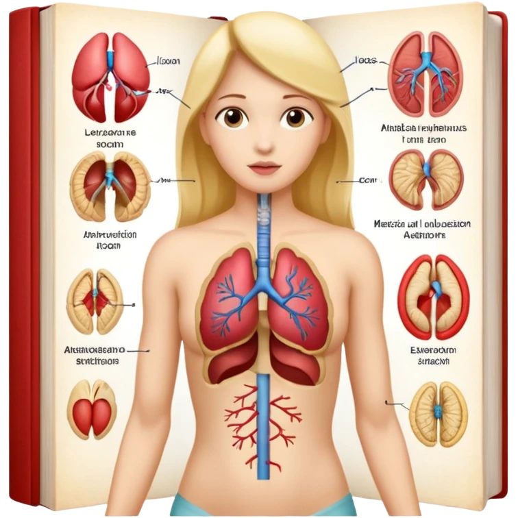 books of female anatomy emoji