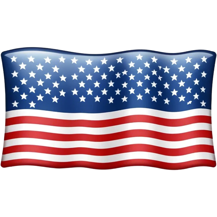 Inverted American flag emoji
