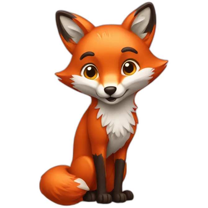 fox t posing emoji