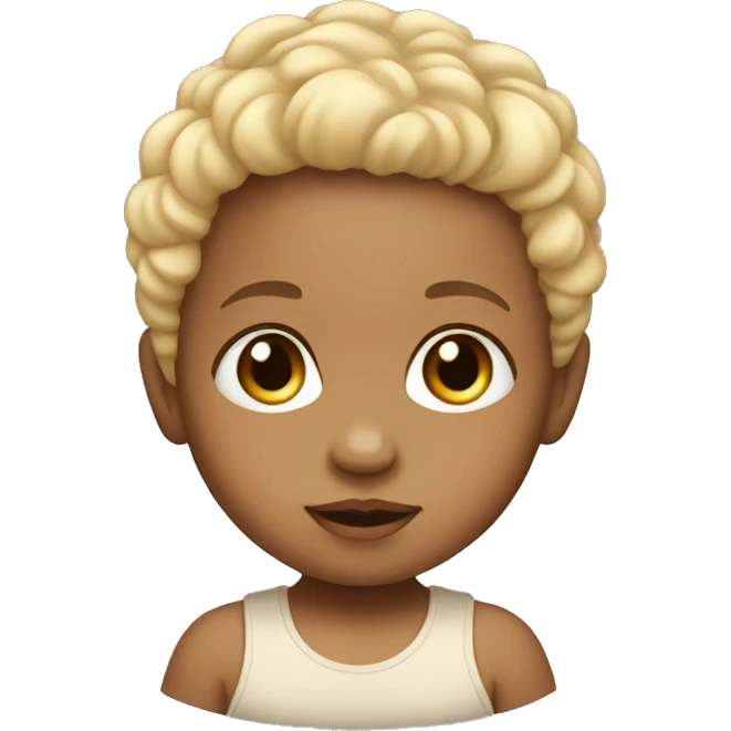 Baby light skin tone emoji