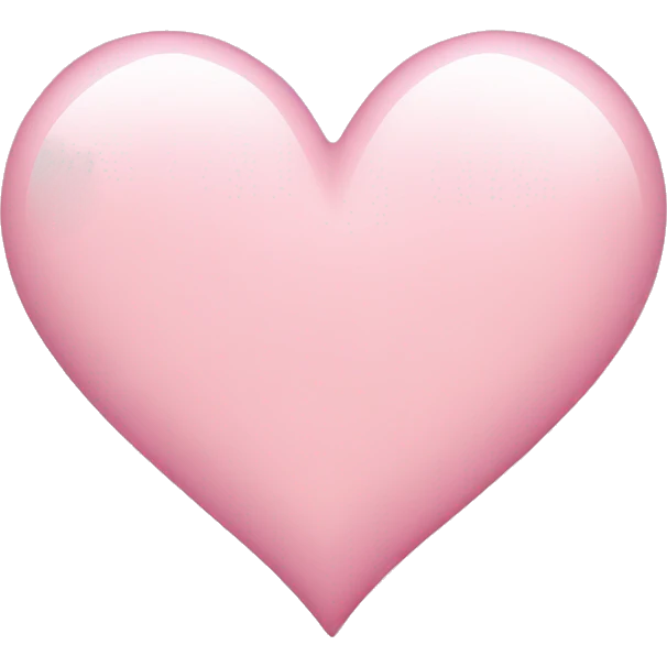 light pink heart  emoji