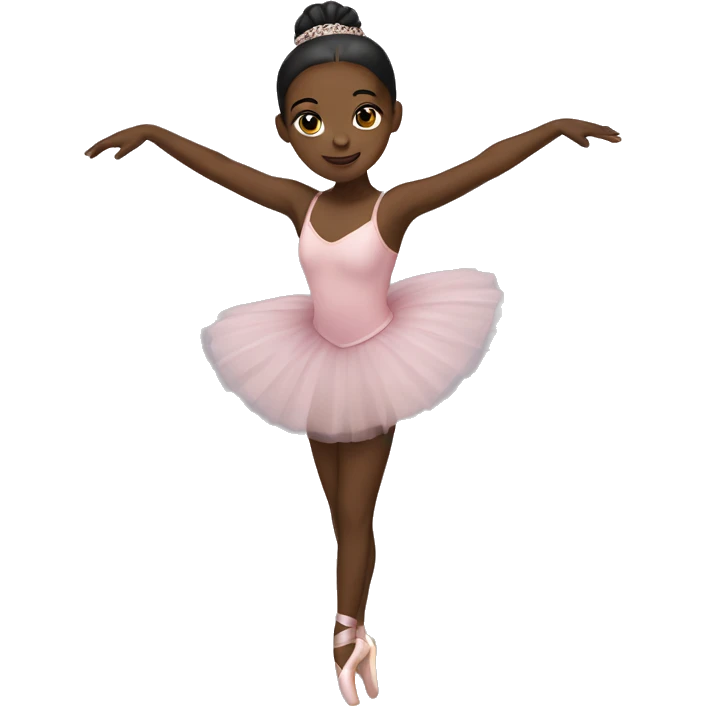 Black ballerina emoji